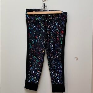 Fabletics Multicolor Splatter Print Leggings